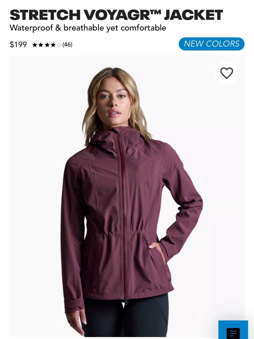 Kuhl Women's Stretch Voyagr Jacket in Plum